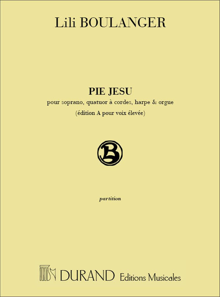 Pie Jesu, Pour Chant, Quatuor A Cordes,